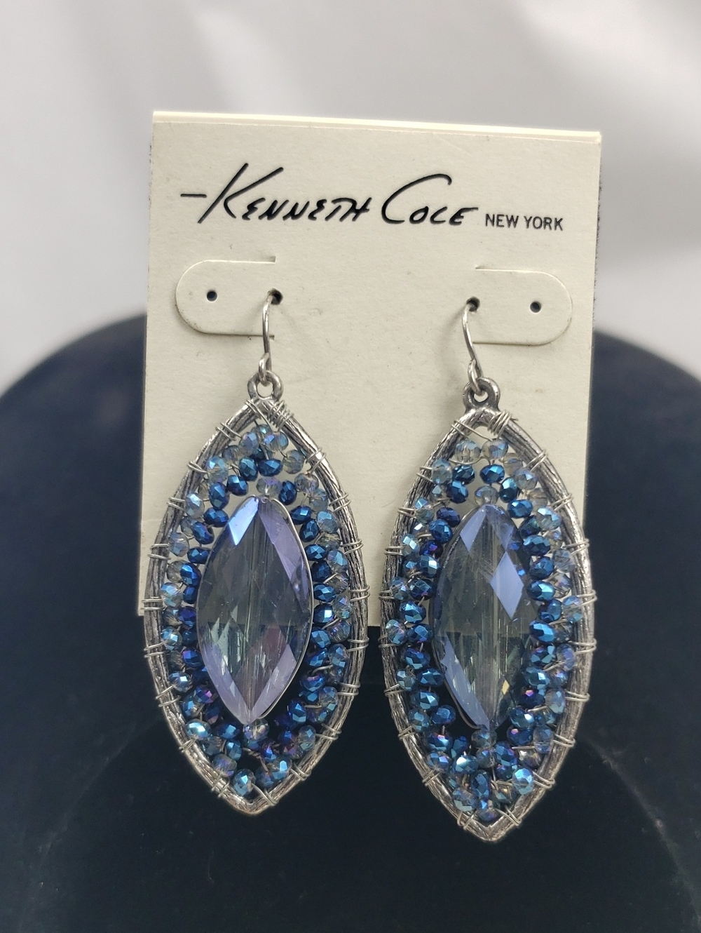 Kenneth Cole Blue Stone Earrings! NWT